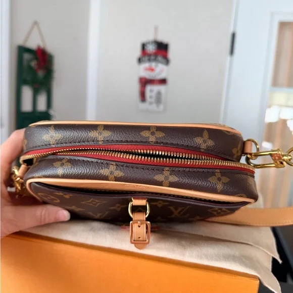 SOLD! LOUIS VUITTON Monogram Deauville Mini shoulder bag tag charm - Picture 10 of 16